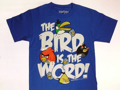 angry birds ☆ the bird is the word t-shirt ☆ boys 8-16