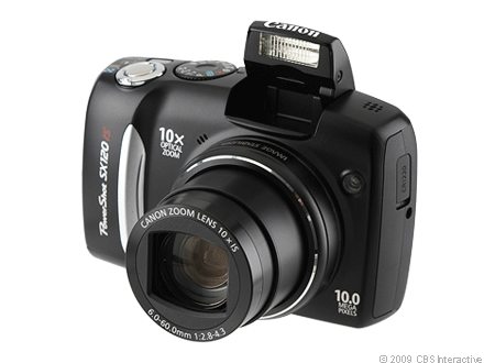 Canon PowerShot SX120 IS 10.0MP Digital Camera - Black for Canon PowerShot SX120 IS 10.0MP Digital Camera - Black for