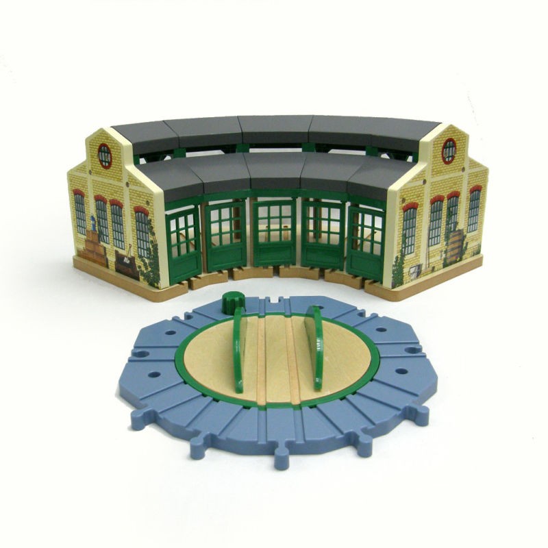 new in box thomas tank engine tidmouth sheds roundhouse wooden