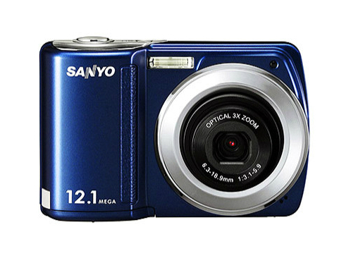 デジタルカメラ sanyo VCP-T850EXBK Sanyo Xacti VPC-T850 Blue 8 Mp Digital Camera with 3x