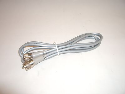WORKMAN 8X-6-PL-PL-GRY 6FT RG-8X ANTENNA COAX PATCH CABLE GRAY w/ MOLDED PL-259s. Buy it now for 9.95