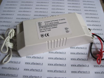 DRIVER LED 9-12 x 1w 320mA COSTANTE INPUT 90~260V B4E10