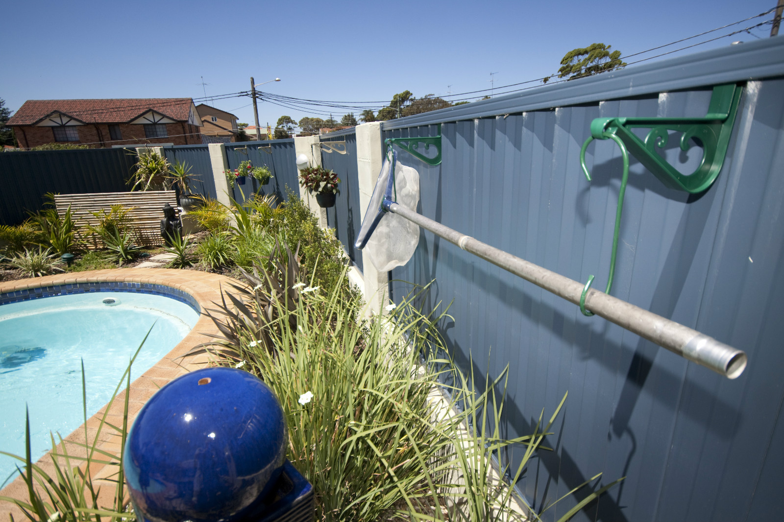 Andihooks Colorbond Fence Garden Hooks for Hanging Pot Basket