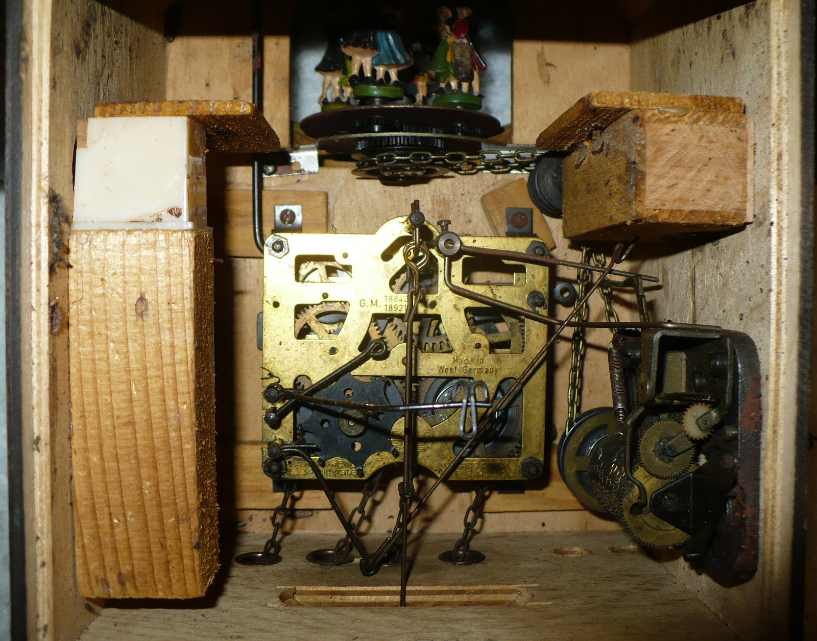 VINTAGE GERMAN BLACK FOREST CUCKOO CLOCK CUCKOO CLOCK MANUFACTURING