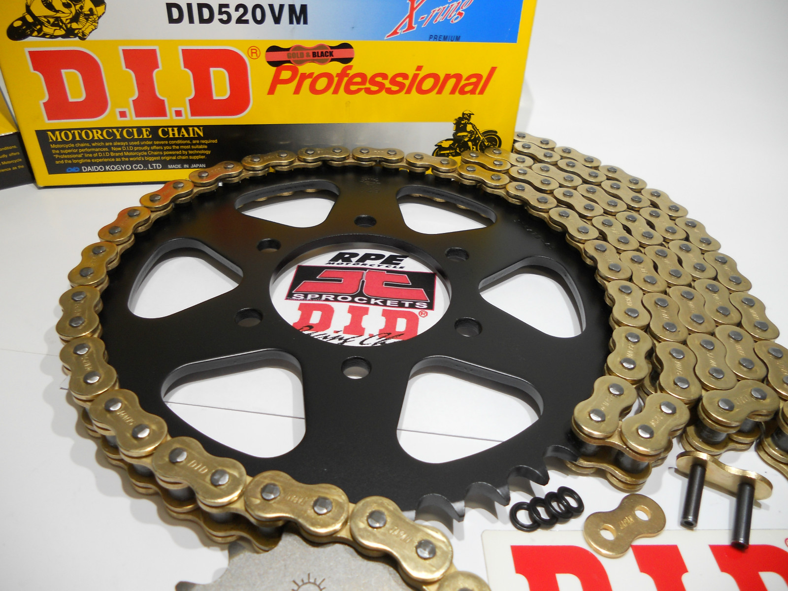 DID XRing HONDA CBR929 CBR954 '00/03 CHAIN AND SPROCKET KIT *OEM 530