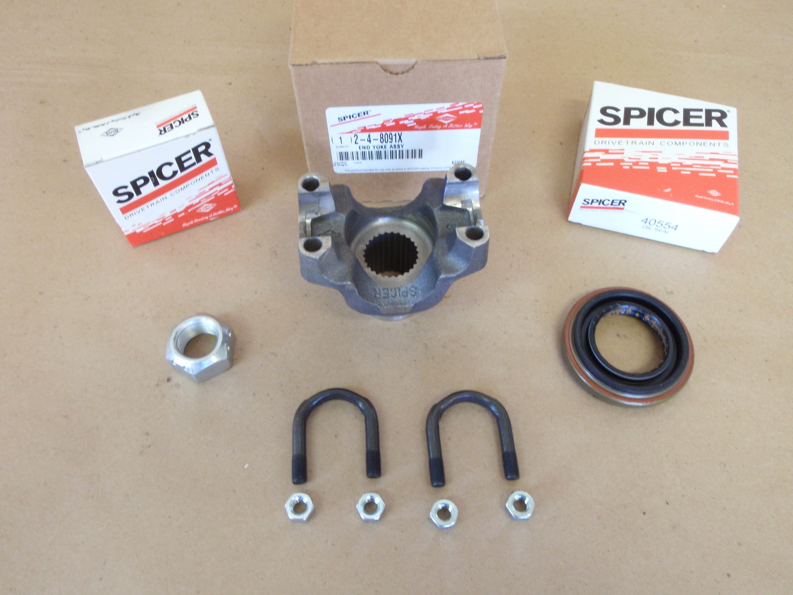 Pinion Yoke U Bolt Style 1310 Kit Dana 35 TJ YJ XJ CJ Jeep OEM Dana