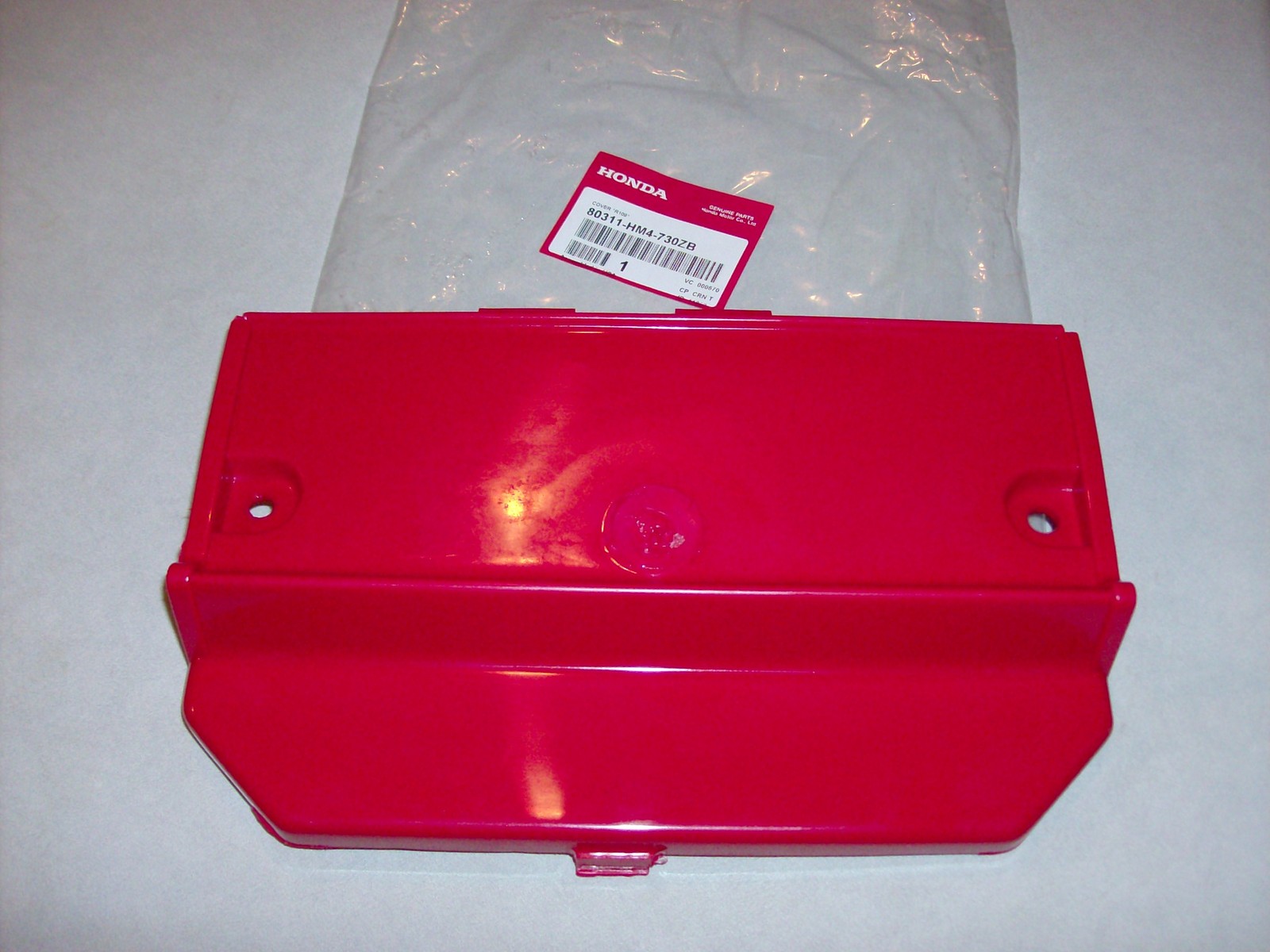 Honda TRX 300 Fourtrax Battery Cover RED 1 NEW eBay