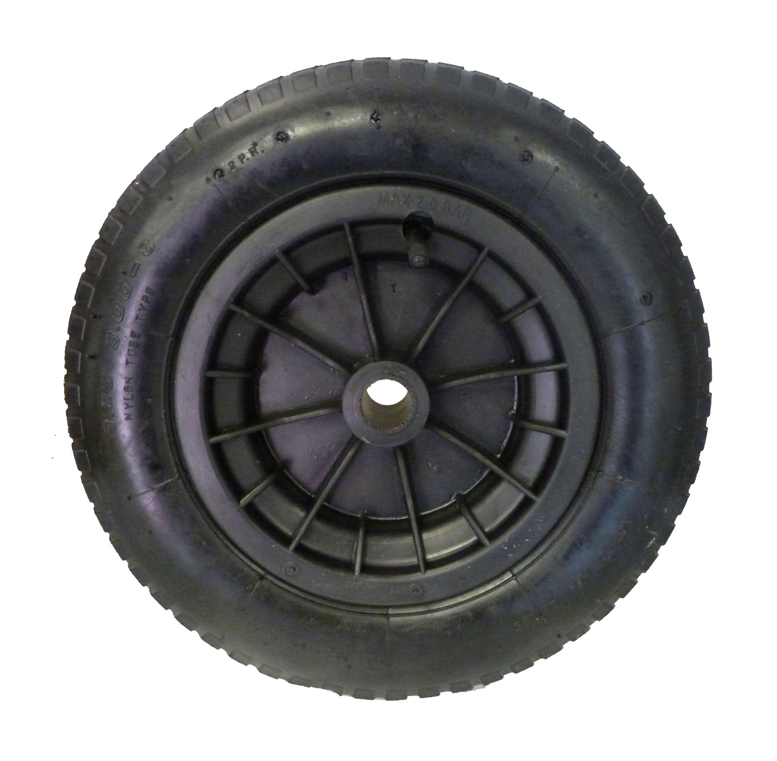 BLACK Pneumatic Wheelbarrow Wheel Tyre 3.25 / 3.00 - 8 Inner Tube Innertube