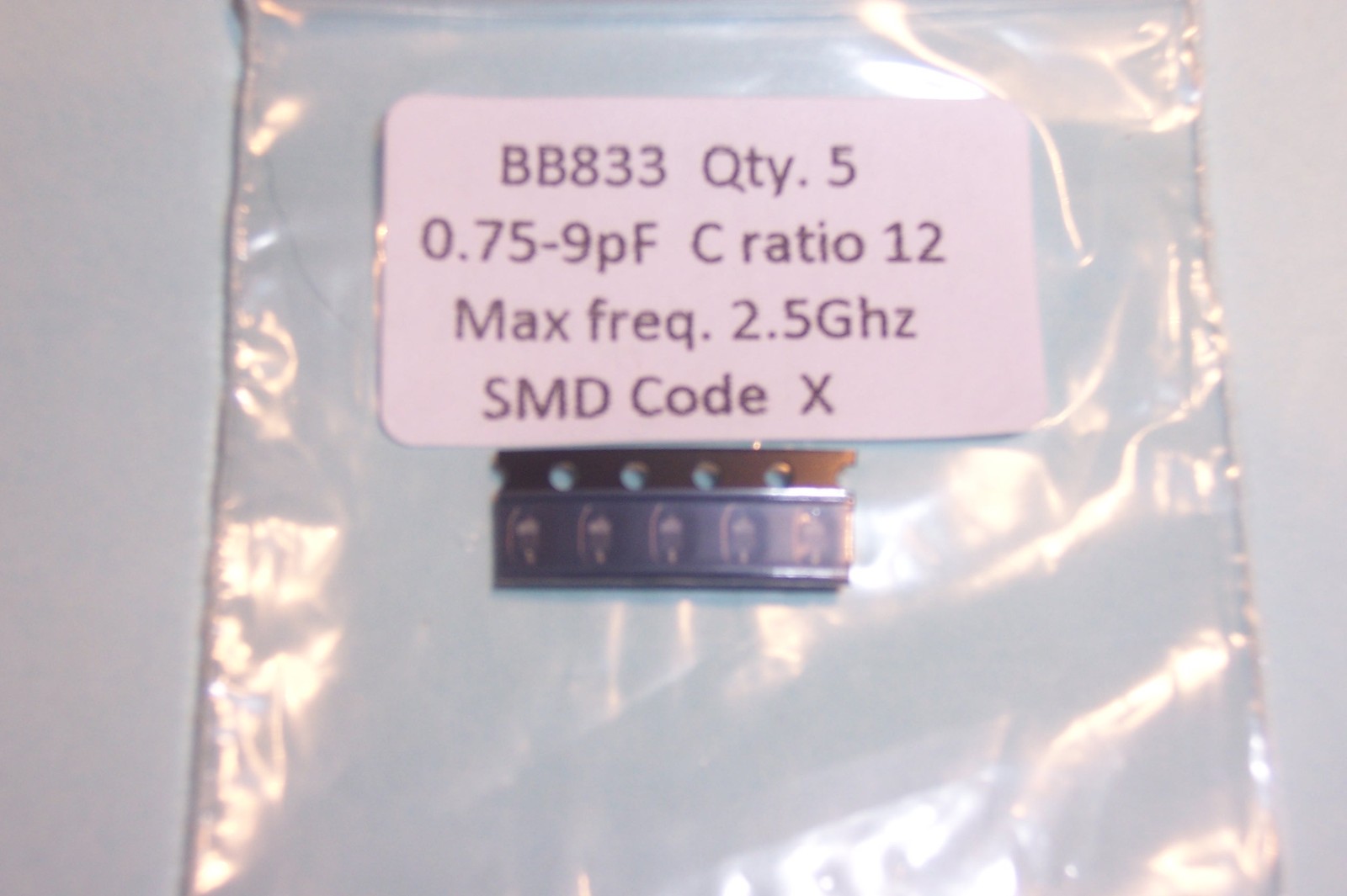 BB833 Infineon RF Silicon Varicap Varactor Diode (x10pcs) VCO