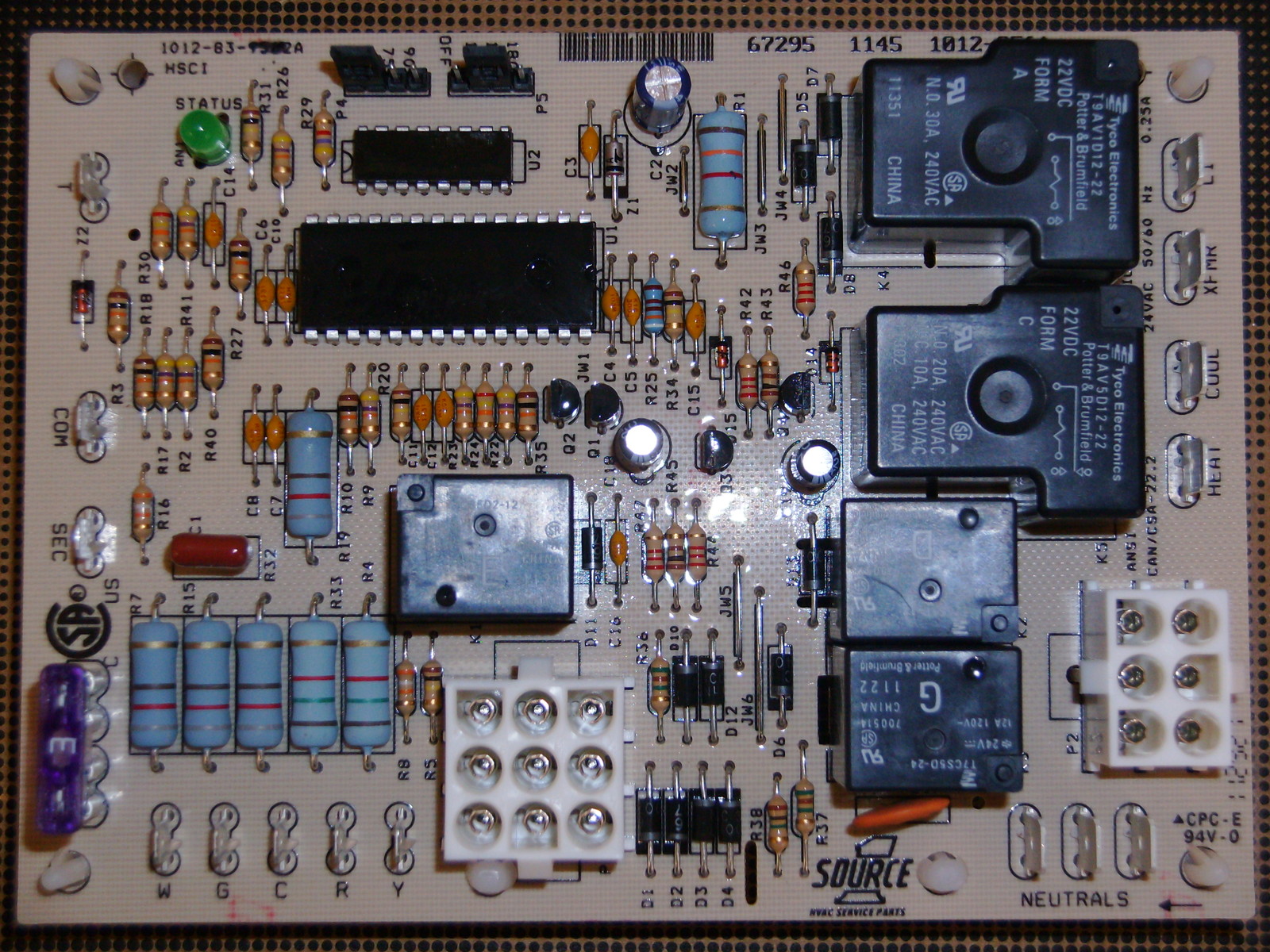 Coleman/Revolv Source 1 Mobile Home Furnace Control Board S1