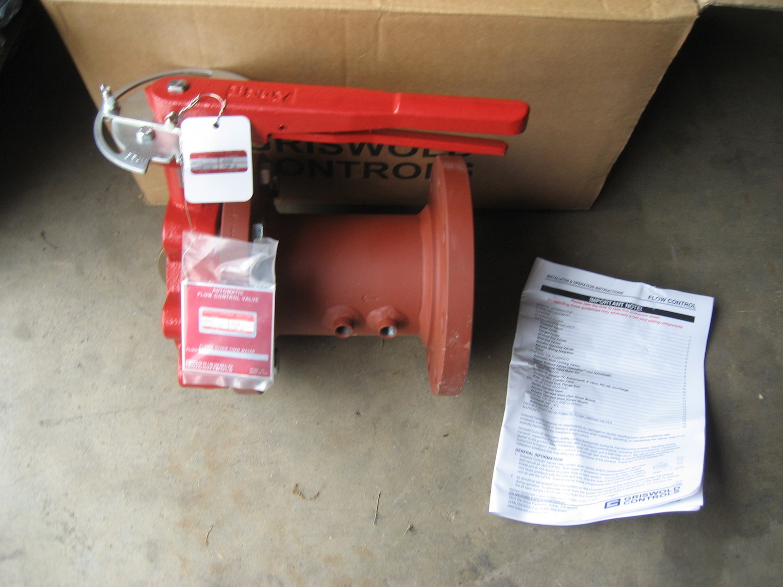 GRISWOLD CONTROLS AUTOMATIC FLOW CONTROL VALVE 3QFPYT eBay