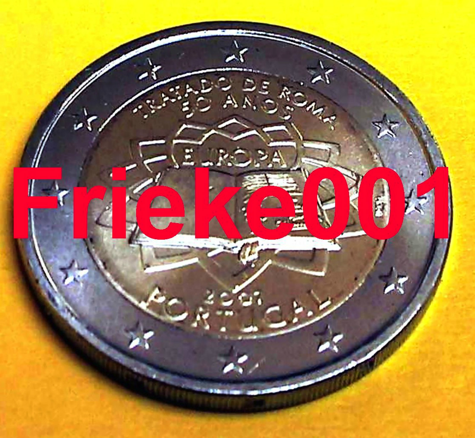 Piece 2 Euros Verdrag Van Rome 2007 Portugal - 2 euro 2007 comm.(Verdrag van Rome) | eBay