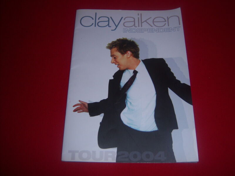 CLAY AIKEN - 2004 INDEPENDENT TOUR souvenir program - AMERICAN IDOL
