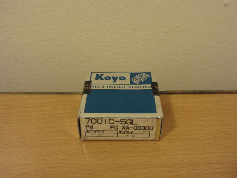 Koyo 7001c-5gl P4 Fg Super Precision Bearing / Timken / Fafnir 2mm9101wi