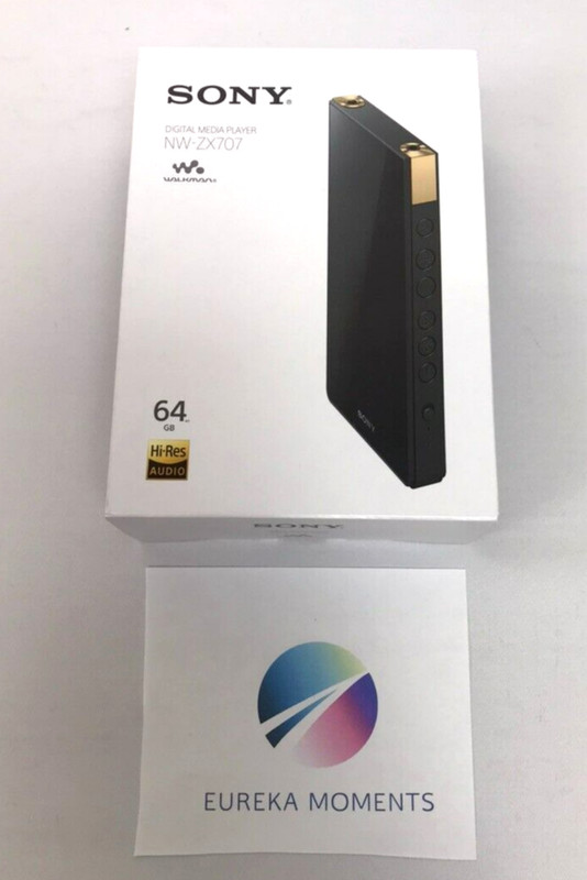 Lecteur Audio Sony Nw-Zx707 Walkman 64 Go Hi-Res SÃ©Rie Zx Noir Langue Anglaise