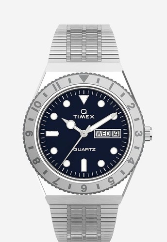 TIMEX Q クォーツ 腕時計 ホワイト/レッド/ブルー timex-q-1979-reissue-38mm-