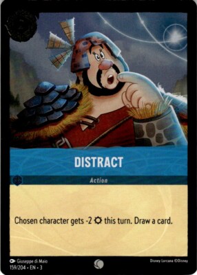 Distract FOIL 2024 Lorcana Into the Inklands P30 #159 Common