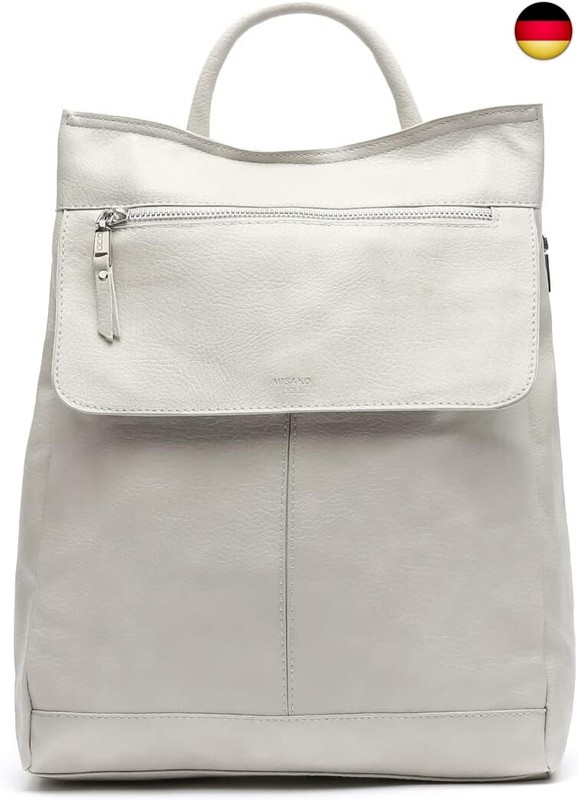 Misako Damier Diebstahlsicherer Rucksack - Anti-Diebstahl-Rucksack - Kleiner