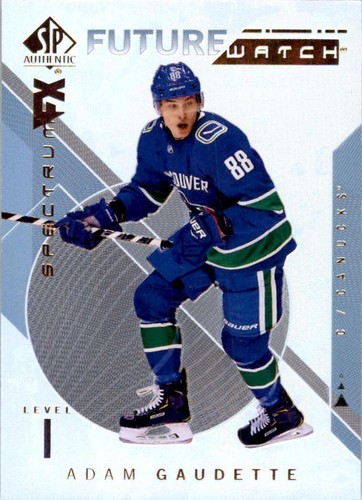 2018-19 SP Authentic - Adam Gaudette #S-50