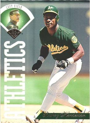 1995 Leaf #22 Rickey Henderson Oakland Athletics