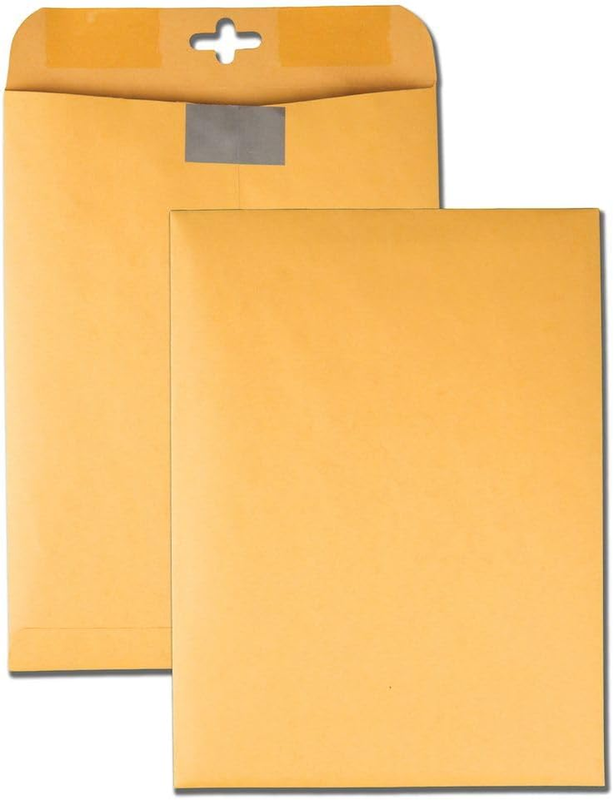 9 X 12 Postage Saving Clearclasp Envelopes, with Reusable Redi-Tac Closure & Gum