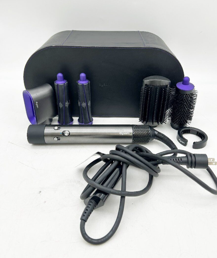 Dyson Airwrap Complete Hair Styler HS01 Purple Limited Color 100V Used From JP Dyson Airwrap Complete Hair Styler HS01 Purple Limited Color 100V Used From JP