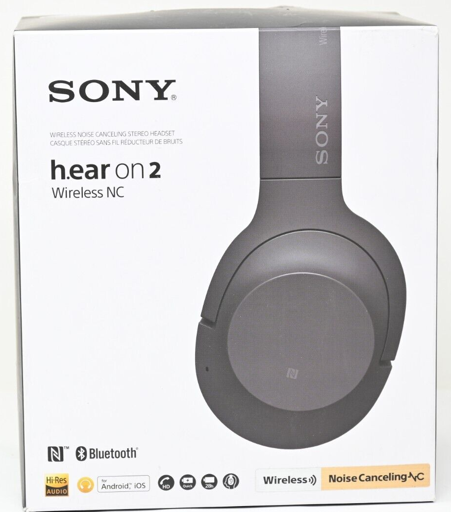Sony H.ear On 2 Wireless Hi-Res NC Headphones WH-H900N/BM