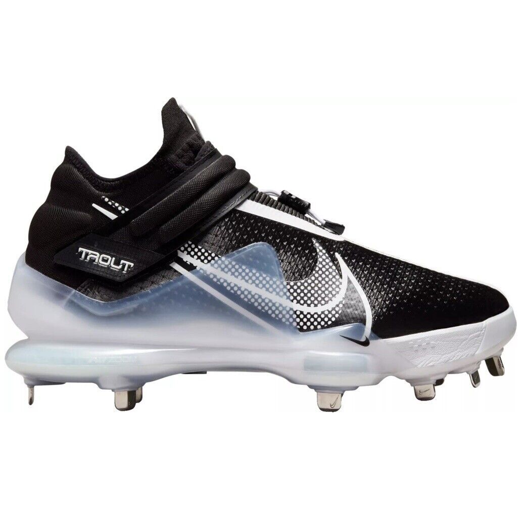 

Мужские бейсбольные бутсы Nike Force Zoom Trout 7 черно-белые CI3134-005, размер 13, новинка, Черный, Nike Force Zoom Trout