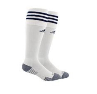 Adidas Copa Zone Cushion White, Soccer Socks, Size Large