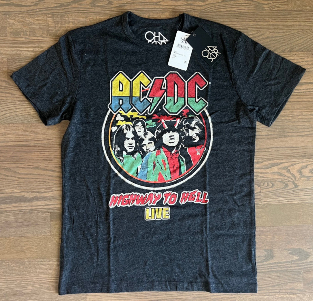 Chaser Mens AC/DC Highway to Hell Live Tee Size L | eBay