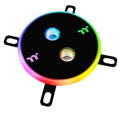 Thermaltake Pacific W4 RGB LED AM4 CPU Water Cooling Block,  CL-W139-CU00SW-A