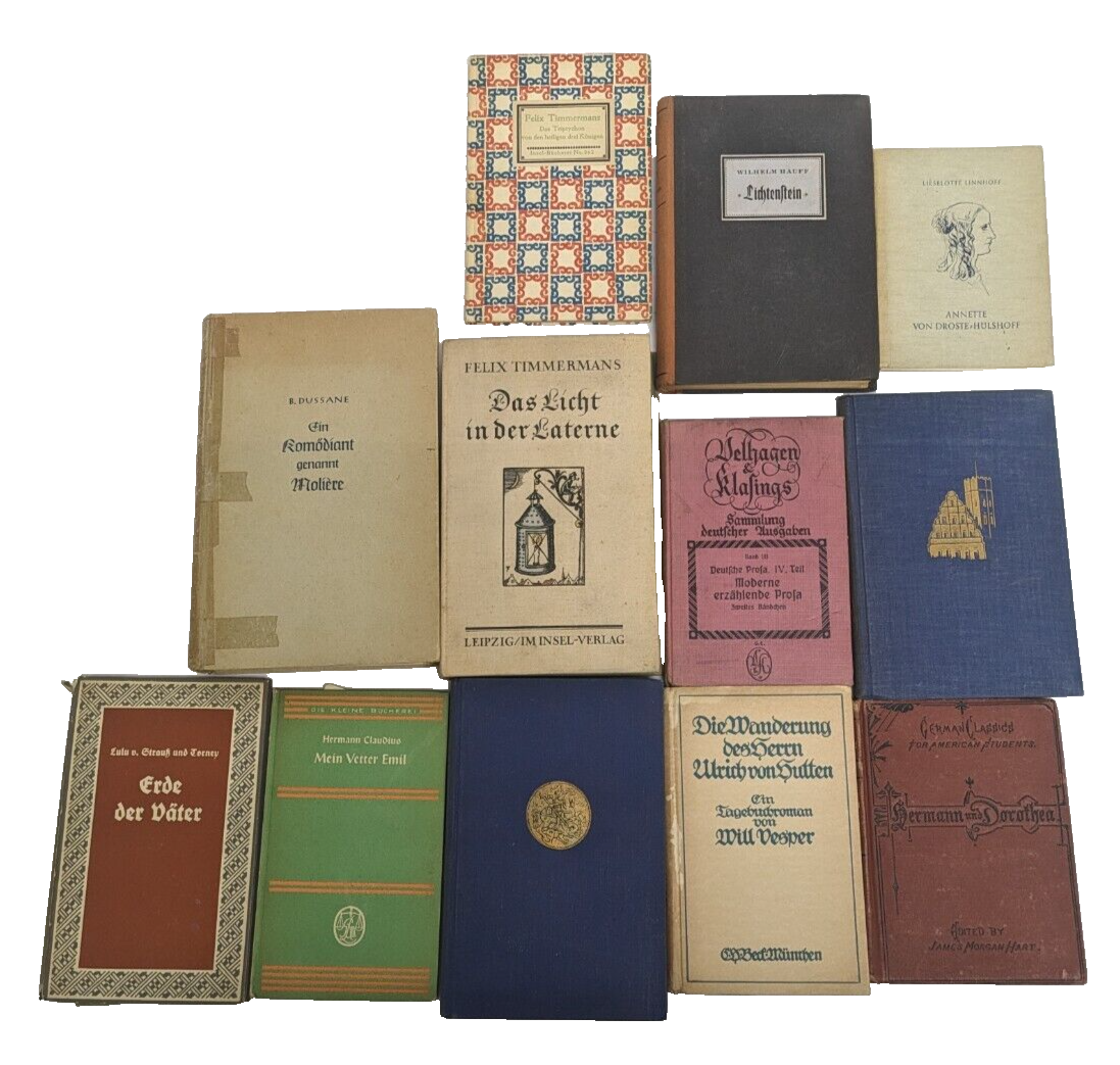 古書　ドイツ語　インテリア　アンティーク　12冊セット wunib2806.jpg