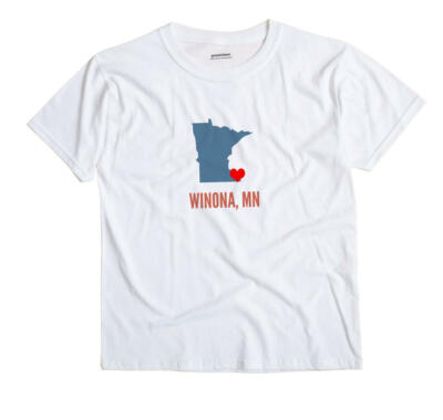Winona Minnesota MN T-Shirt HEART