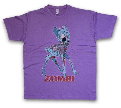 ZOMBI I T-SHIRT Deer Fun Dracula Vampire Bat Zombie Halloween Splatter Bambi