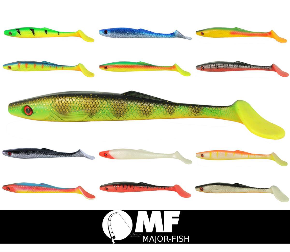 K.P Baits Pike Shad Hecht XXL Gummifisch Gummifische Big Bait Swimbait 9