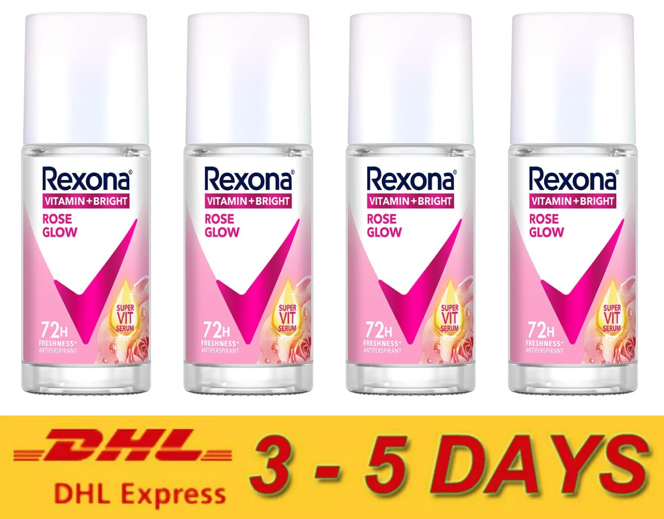 ゆり　Rexona 45ml*20 45ml Deodorant Antiperspirant Deo Rexona Roll On Anti