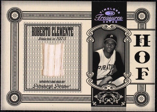 2005 Donruss Timeless Treasures - Roberto Clemente #HOF-21