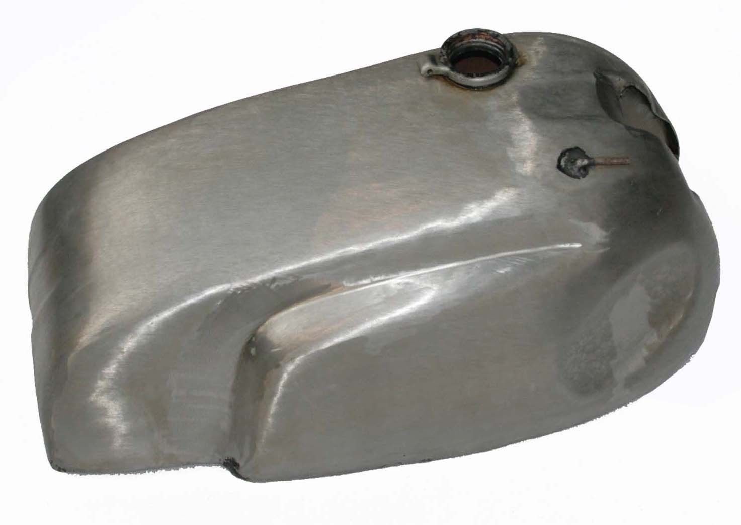 For Norton Manx Featherbed Triton Wideline 5 Gallon Fuel Tank  Bare Metal 