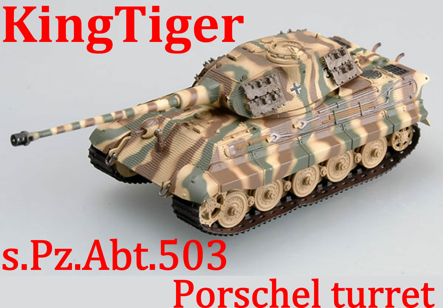 Authentic No295 1/72 German King Tiger and soldiers | eBay