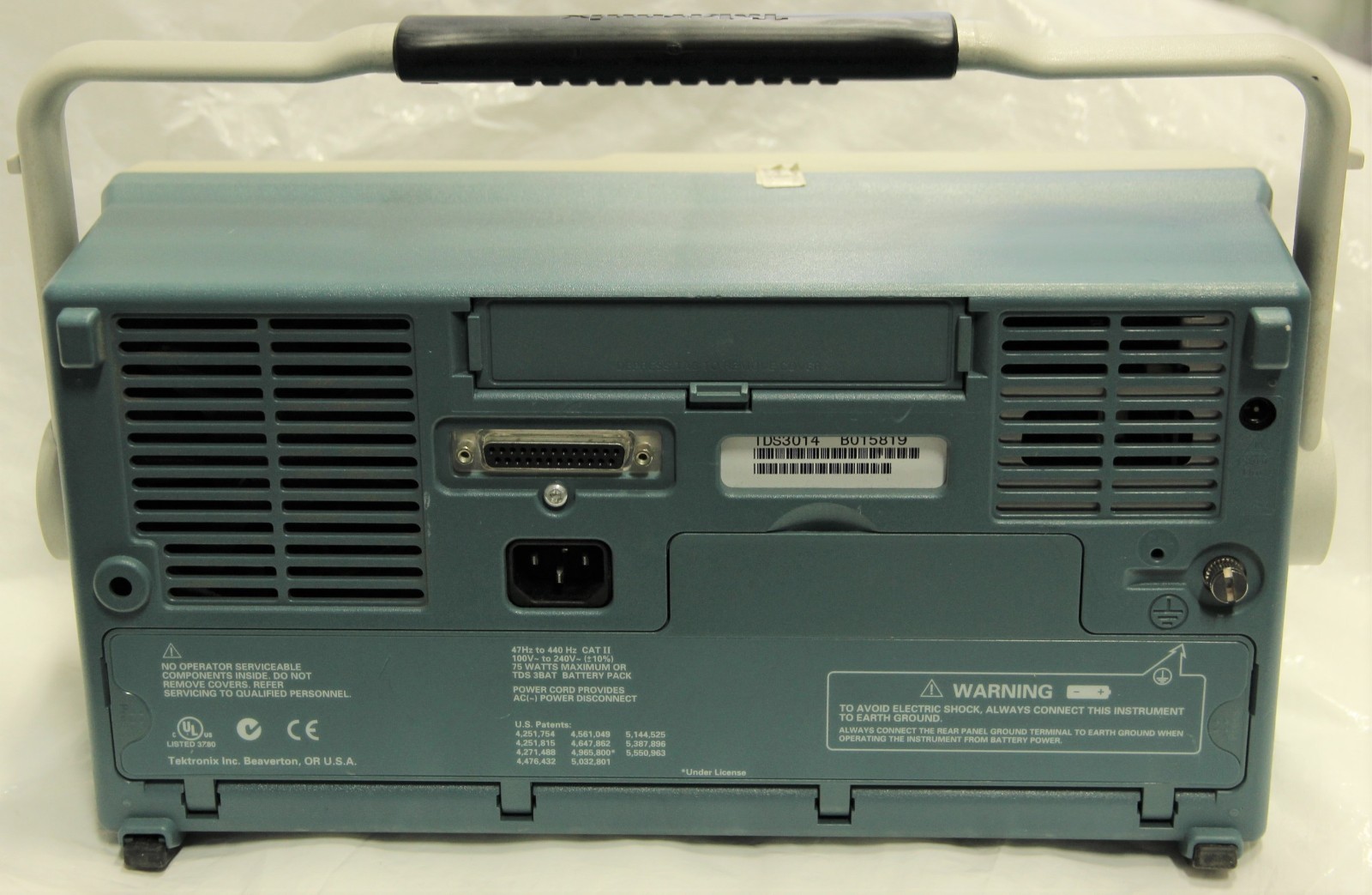 Tektronix TDS3014 4 Channel Oscilloscope 100MHz 1.25 GSa/s, FFT, Adv. Trig opt