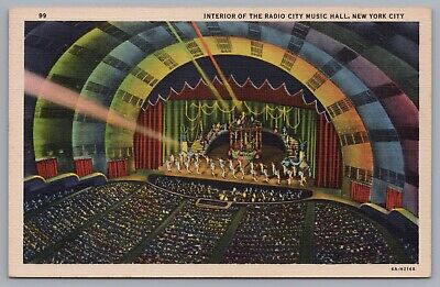 Interior Of The Radio City Music Hall New York NY Postcard