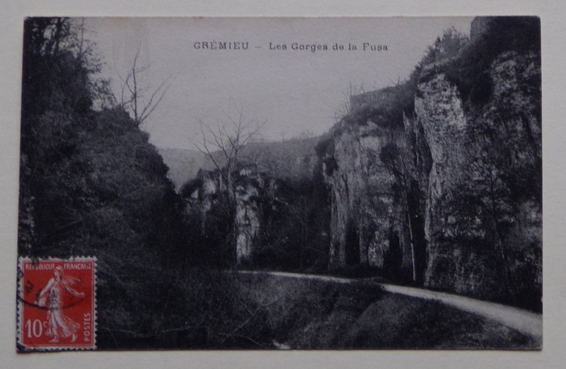 C26a) Cpa Cremieu Les Gorges De La Fusa - 1915