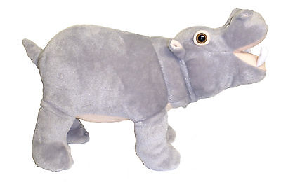 ADORE 14" Standing Gassy the Farting Hippo Stuffed Animal Pl