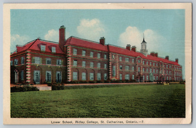 Lower School, Ridley College, St. Catharines, Ontario Postcard Vintage