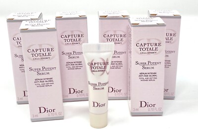 Dior Capture Totale Super Potent Serum .1 oz/3ml NEW in Box   7 pack
