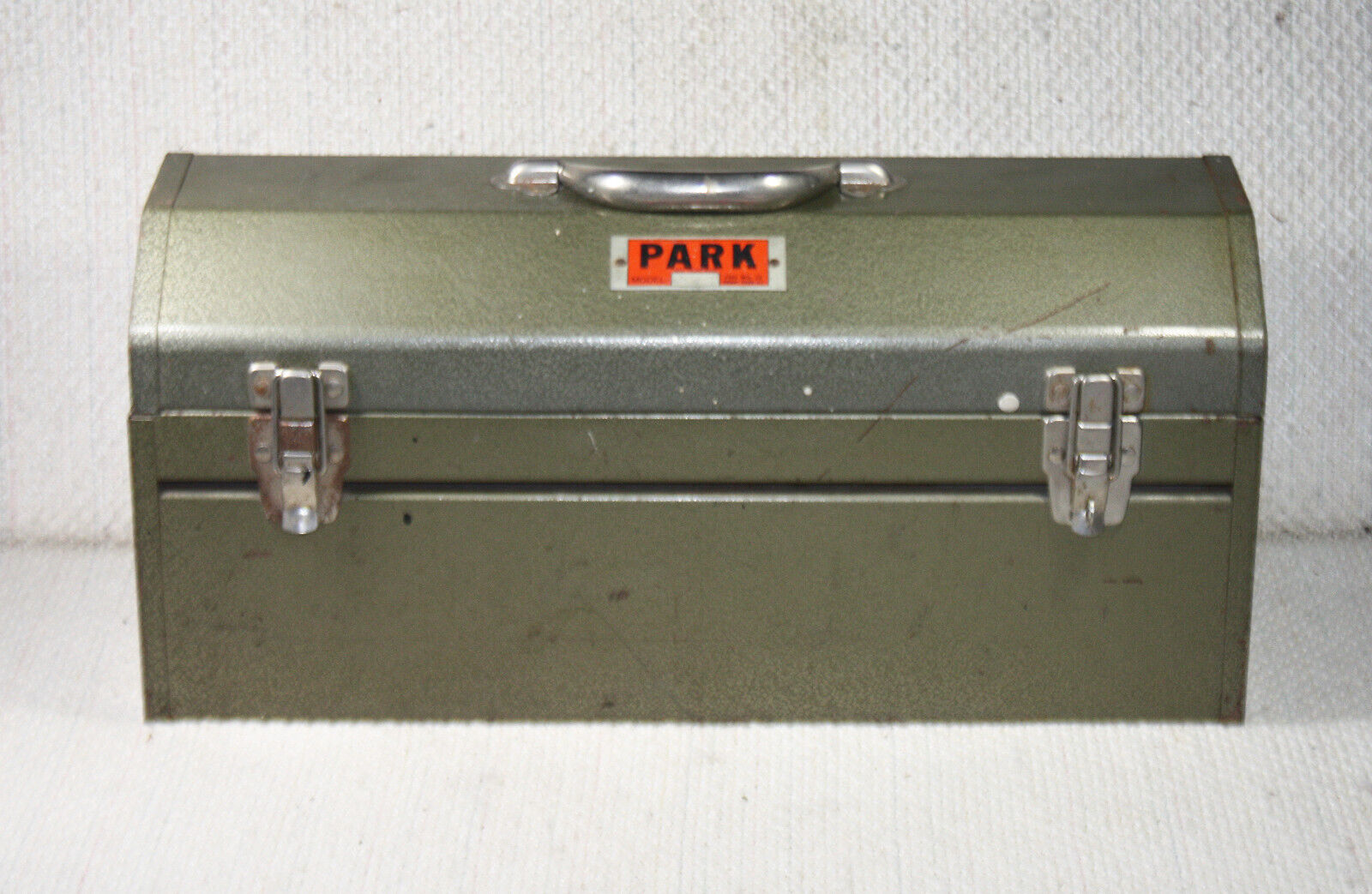 Vintage PARK Toolbox Industrial Metal Model 65552 Tombstone