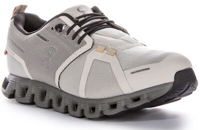 Pre-owned On Running Cloud 5 Waterproof Womens Sneakers Shoe Pearl White Us 5 - 11