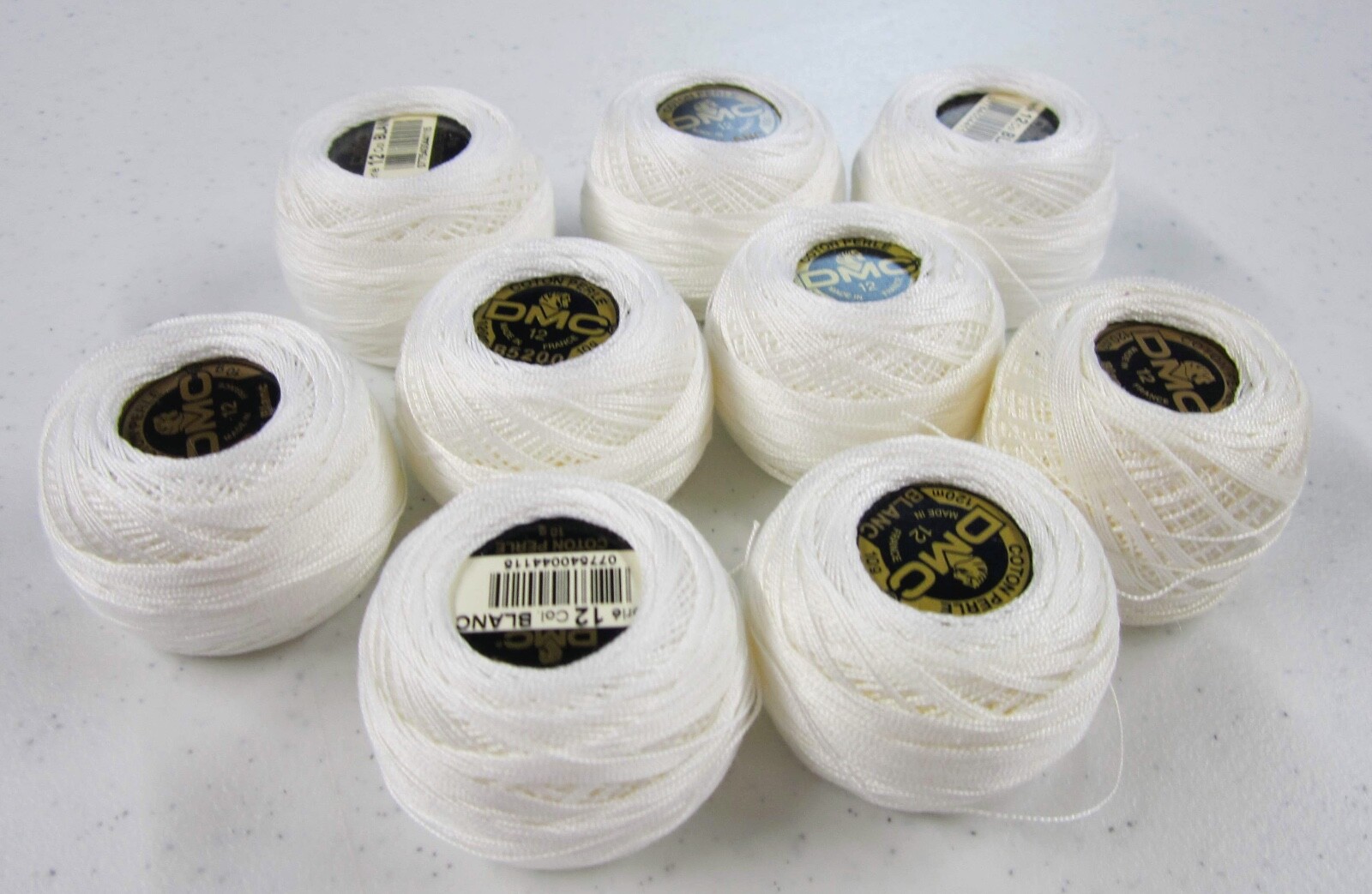 DMC Cotton Perle Size 12 Lot Of 27 Balls Each 120 Meters Each Various Colors