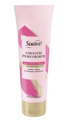 Suave Smooth Performer Anti-Frizz Cream, 4 Fl. Oz.
