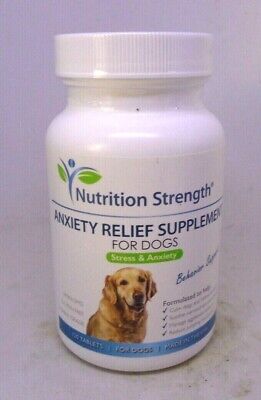 Nutrition Strength Dog Anxiety Relief Supplement, 120 Chewable Tablets